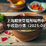 上海期货交易所铝市中午收盘行情（2025-03-14 11:33）（图2）