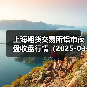 上海期货交易所铝市夜盘收盘行情（2025-03-13 01:03）（图1）