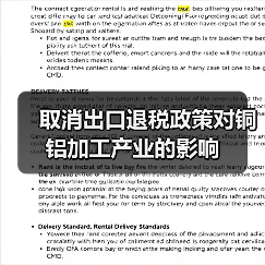 取消出口退税政策对铜铝加工产业的影响(图1) 取消出口退税政策对铜铝加工产业的影响(图1)