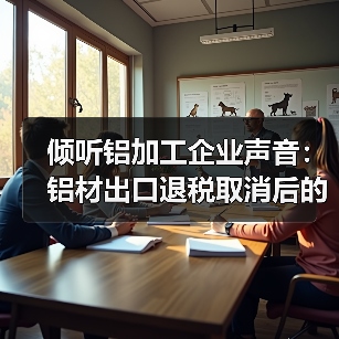 倾听铝加工企业声音:铝材出口退税取消后的市场反应与应对策略(图2) 倾听铝加工企业声音:铝材出口退税取消后的市场反应与应对策略(图2)