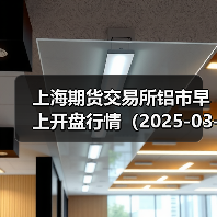 上海期货交易所铝市早上开盘行情（2025-03-13 09:03）（图1）