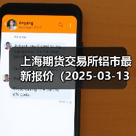 上海期货交易所铝市最新报价（2025-03-13 10:15）（图4）