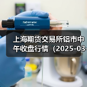 上海期货交易所铝市中午收盘行情（2025-03-12 11:33）（图1）