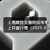 上海期货交易所铝市早上开盘行情（2025-03-12 09: