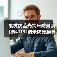批发防蓝光纳米防暴膜材料TPU纳米防暴膜真品抗蓝光软性纳米膜（图2）