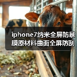 iphone7纳米全屏防暴膜原材料曲面全屏防刮修复膜防油污超排气（图1）