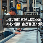 现代简约素色日式亚麻布纹墙纸 客厅卧室北欧纯色壁纸电视背景墙（图4）