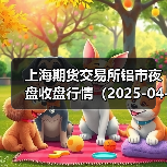 上海期货交易所铝市夜盘收盘行情（2025-04-10 01:03）（图2）