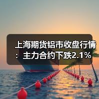 上海期货铝市收盘行情：主力合约下跌2.1%（图3）