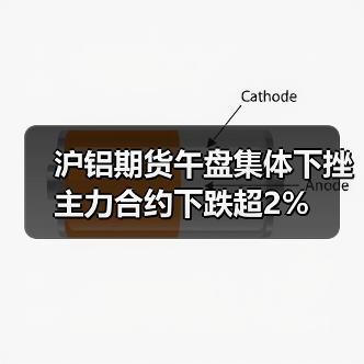 沪铝期货午盘集体下挫 主力合约下跌超2%(图4) 沪铝期货午盘集体下挫 主力合约下跌超2%(图4)
