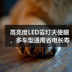 高亮度LED雾灯天使眼，多车型通用省电长寿命（图4）