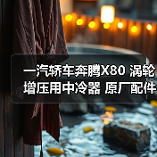 一汽轿车奔腾X80 涡轮增压用中冷器 原厂配件批发（图2）