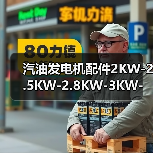 汽油发电机配件2KW-2.5KW-2.8KW-3KW-全铜电机-定子-转子（图4）