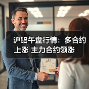 沪铝午盘行情:多合约上涨 主力合约领涨(图3) 沪铝午盘行情:多合约上涨 主力合约领涨(图3)
