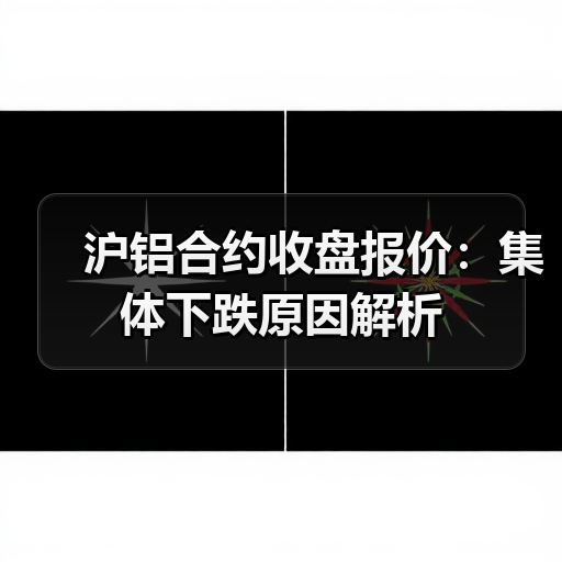 沪铝合约收盘报价：集体下跌原因解析（图2）