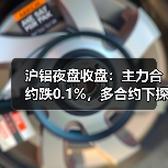 沪铝夜盘收盘：主力合约跌0.1%，多合约下探（图3）