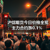 沪铝期货今日价格全览:主力合约跌0.1%(图3) 沪铝期货今日价格全览:主力合约跌0.1%(图3)