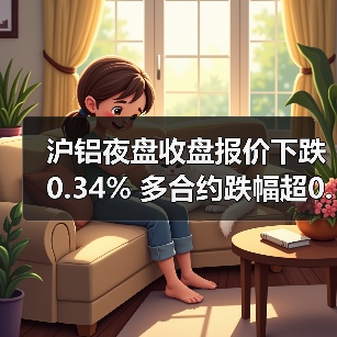 沪铝夜盘收盘报价下跌0.34% 多合约跌幅超0.46%(图1) 沪铝夜盘收盘报价下跌0.34% 多合约跌幅超0.46%(图1)