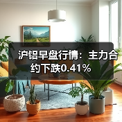 沪铝早盘行情：主力合约下跌0.41%（图4）