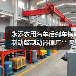 永添农用汽车后刹车锅制动鼓制动器原厂** 风顺1 SF1058 1061 2（图1）