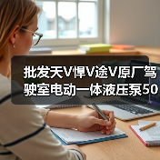 批发天V悍V途V原厂驾驶室电动一体液压泵5001150-D979E（图4）