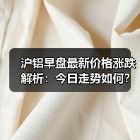 沪铝早盘最新价格涨跌解析:今日走势如何?(图3) 沪铝早盘最新价格涨跌解析:今日走势如何?(图3)