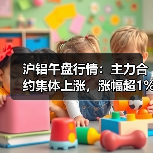 沪铝午盘行情：主力合约集体上涨，涨幅超1%（图1）