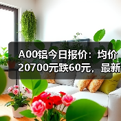 A00铝今日报价：均价20700元跌60元，最新市场动态（图3）