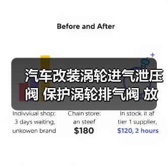 汽车改装涡轮进气泄压阀 保护涡轮排气阀 放气阀（图4）