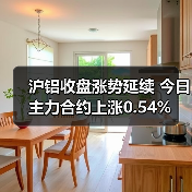 沪铝收盘涨势延续 今日主力合约上涨0.54%（图2）