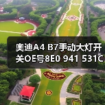 奥迪A4 B7手动大灯开关OE号8E0 941 531C（图3）
