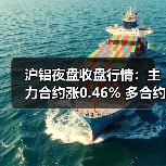 沪铝夜盘收盘行情：主力合约涨0.46% 多合约飘红