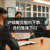 沪铝期货报价下跌，多合约集体下行（图4）