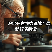 沪铝开盘跌势延续？最新行情解读（图1）