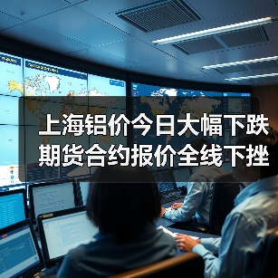 上海铝价今日大幅下跌 期货合约报价全线下挫（图3）