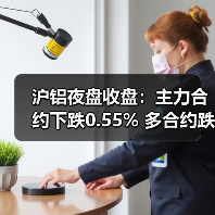沪铝夜盘收盘:主力合约下跌0.55% 多合约跌幅超0.4%(图3) 沪铝夜盘收盘:主力合约下跌0.55% 多合约跌幅超0.4%(图3)