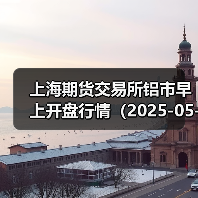 上海期货交易所铝市早上开盘行情(2025-05-05 09:03)(图1) 上海期货交易所铝市早上开盘行情(2025-05-05 09:03)(图1)