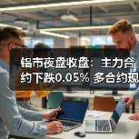 铝市夜盘收盘:主力合约下跌0.05% 多合约现涨跌分化(图1) 铝市夜盘收盘:主力合约下跌0.05% 多合约现涨跌分化(图1)