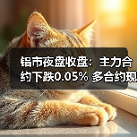 铝市夜盘收盘:主力合约下跌0.05% 多合约现涨跌分化(图4) 铝市夜盘收盘:主力合约下跌0.05% 多合约现涨跌分化(图4)