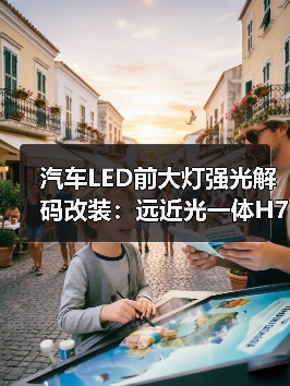 汽车LED前大灯强光解码改装:远近光一体H7-H4-H9聚光安装指南(图2) 汽车LED前大灯强光解码改装:远近光一体H7-H4-H9聚光安装指南(图2)