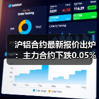 沪铝合约最新报价出炉:主力合约下跌0.05%(图2) 沪铝合约最新报价出炉:主力合约下跌0.05%(图2)
