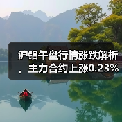 沪铝午盘行情涨跌解析,主力合约上涨0.23%(图3) 沪铝午盘行情涨跌解析,主力合约上涨0.23%(图3)