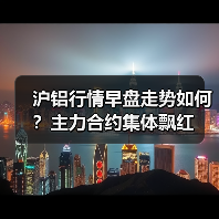 沪铝行情早盘走势如何？主力合约集体飘红（图3）