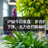 沪铝今日收盘：多合约下跌，主力合约跌幅收窄（图3）