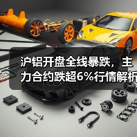 沪铝开盘全线暴跌,主力合约跌超6%行情解析(图2) 沪铝开盘全线暴跌,主力合约跌超6%行情解析(图2)