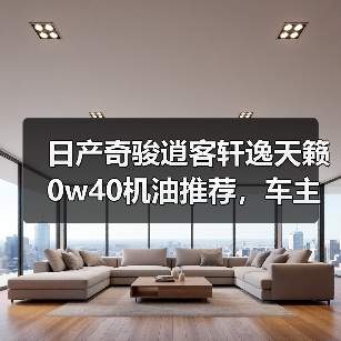日产奇骏逍客轩逸天籁0w40机油推荐，车主怎么选？（图3）