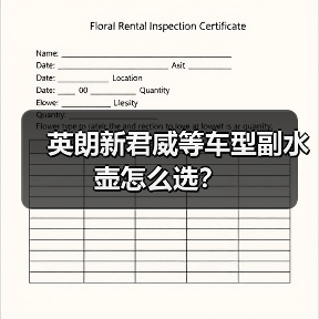 英朗新君威等车型副水壶怎么选？（图2）