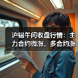 沪铝午间收盘行情：主力合约微涨，多合约涨幅超0.4%（图3）