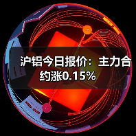 沪铝今日报价：主力合约涨0.15%（图1）