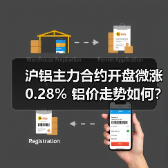 沪铝主力合约开盘微涨0.28% 铝价走势如何？（图1）